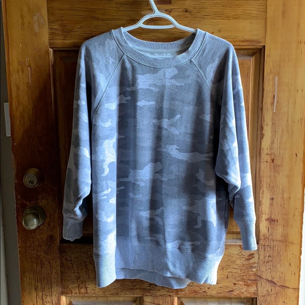 Aerie - grey camouflage sweatshirt